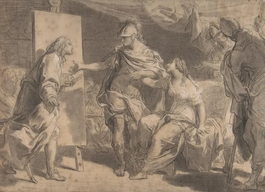 Alexander the Great Offering His Concubine Campaspe to the Painter Apelles
