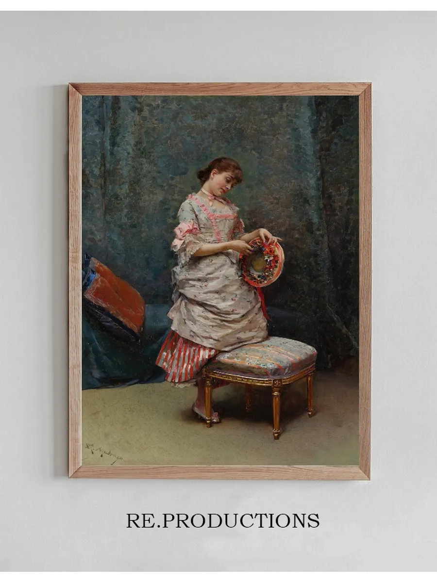 Aline Holding a Hat