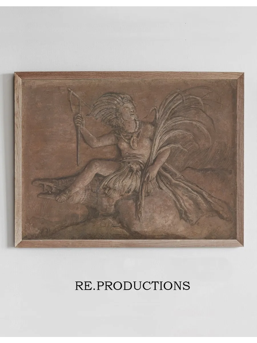 Allegorical Figure Representing America