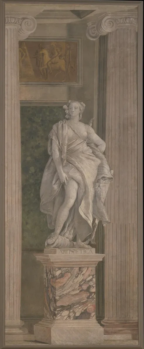 Allegorical Figure Representing Arithmetic
