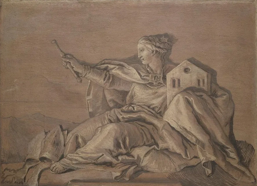 Allegorical Figure Representing Europe