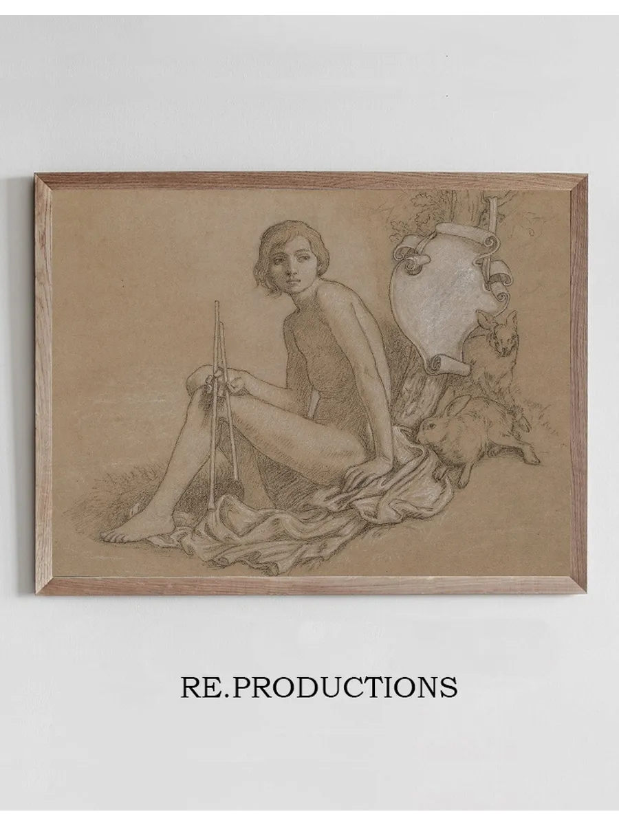 Allegorical Figure with Double Aulos