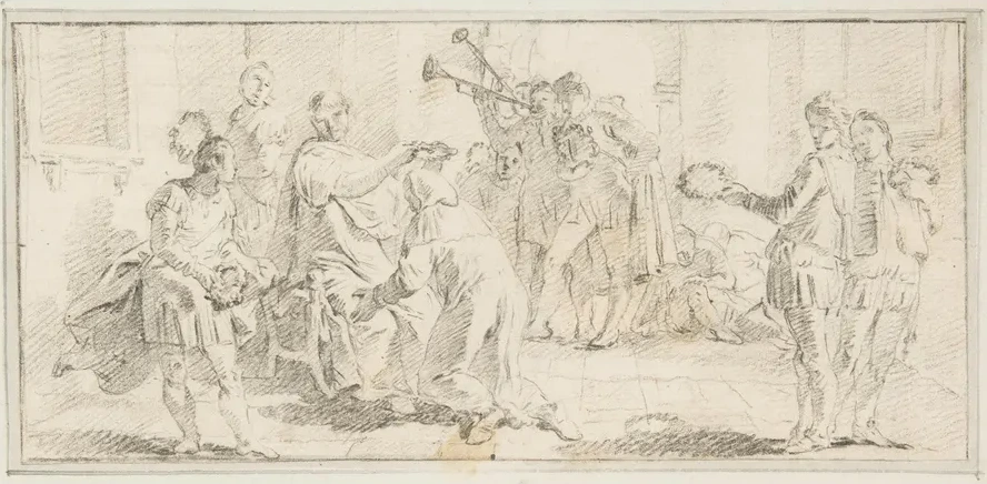 Allegorical Scene of Coronation