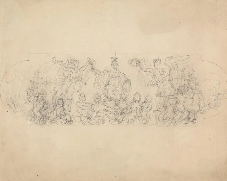 Allegorical Sketch of Victory