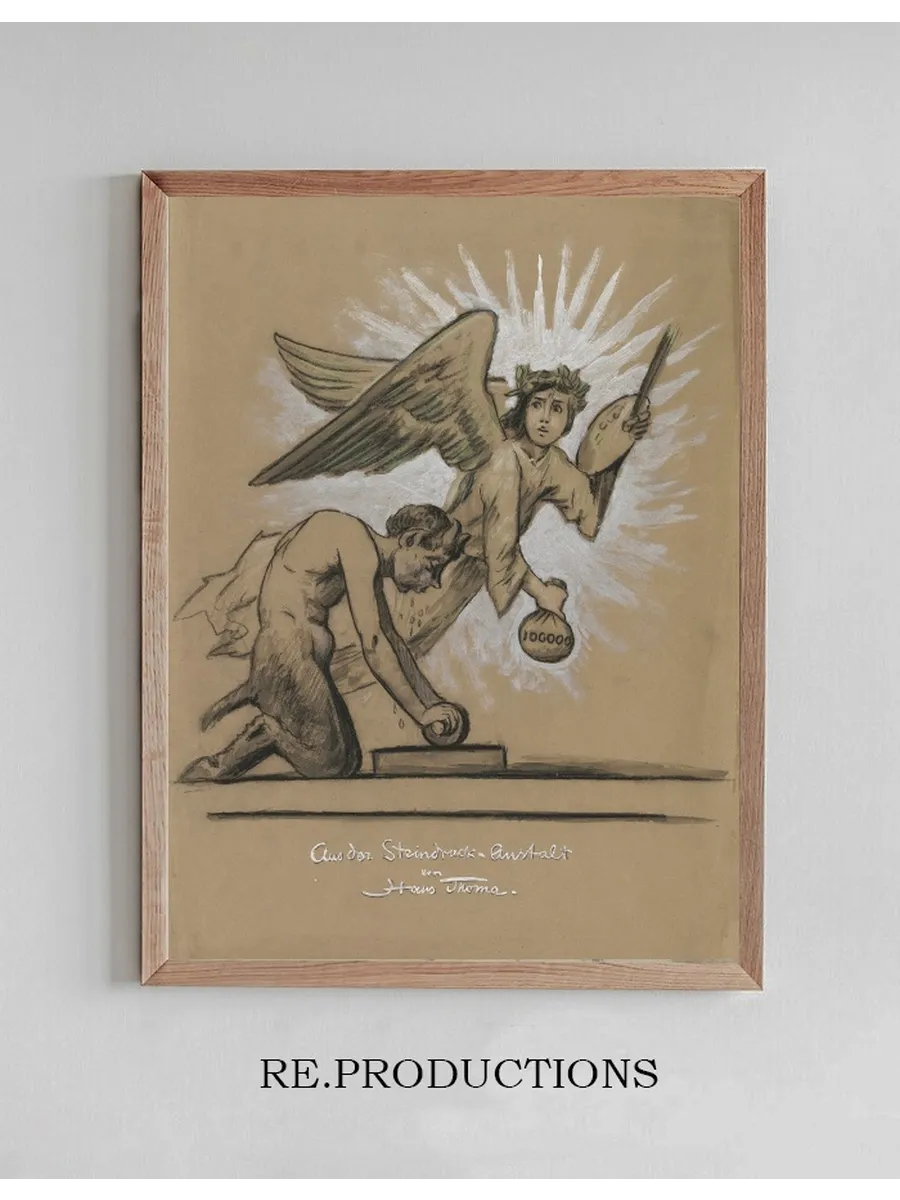 Allegorie Des Steindrucks
