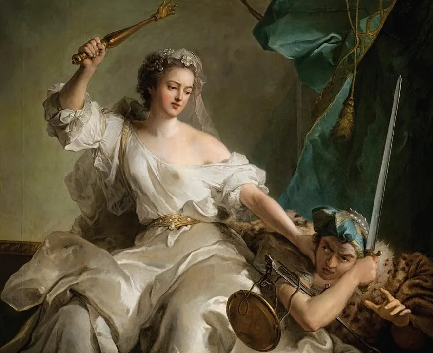 Allegory Of Justice Punishing Injustice, 1737