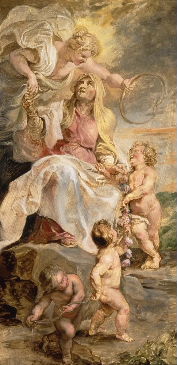 Allegory of Eternity, the Succession of the Popes