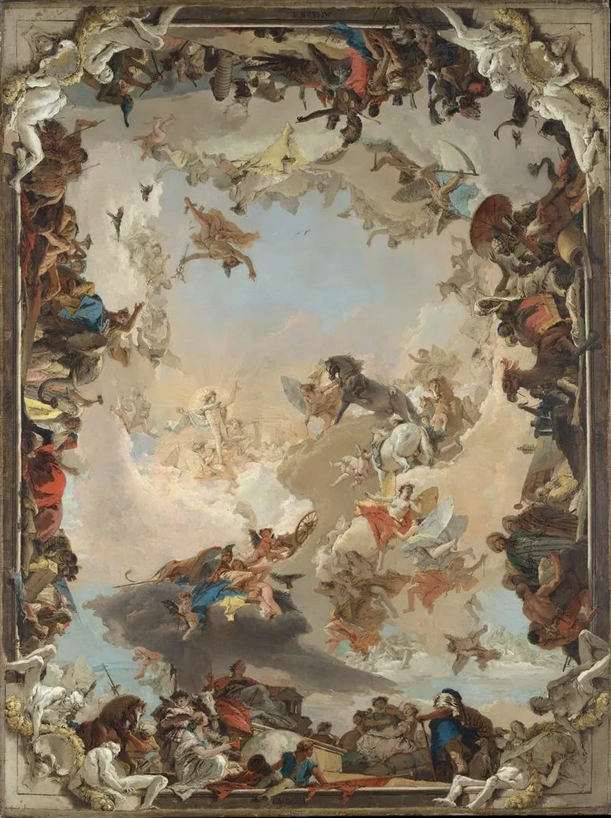 Allegory of the Planets and Continents