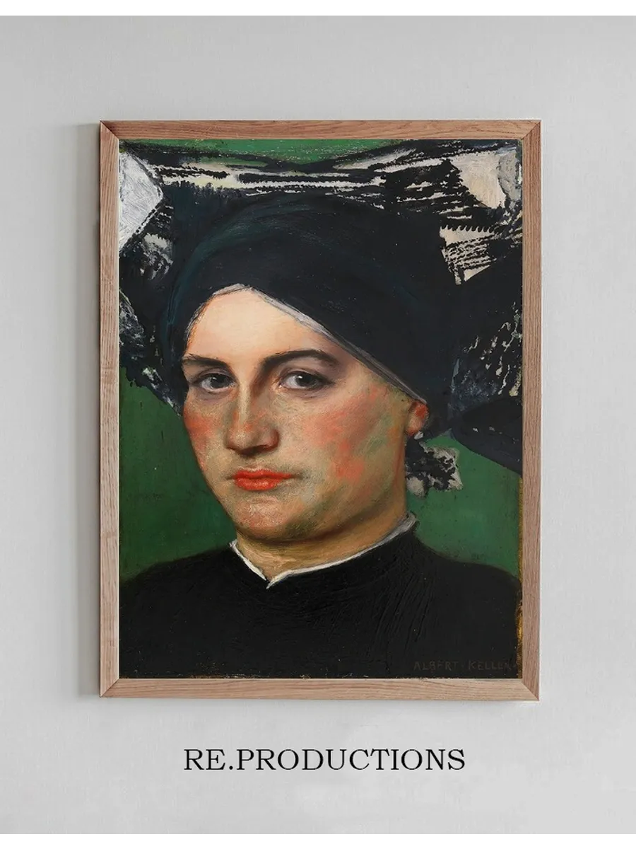 Altdeutsche Frau
