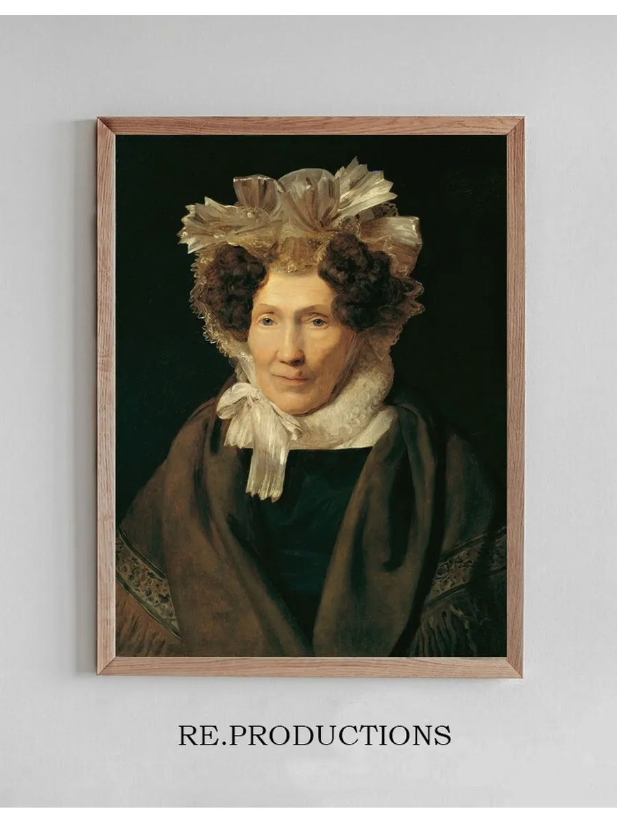 Alte Frau Mit Wei Er B Nderhaube