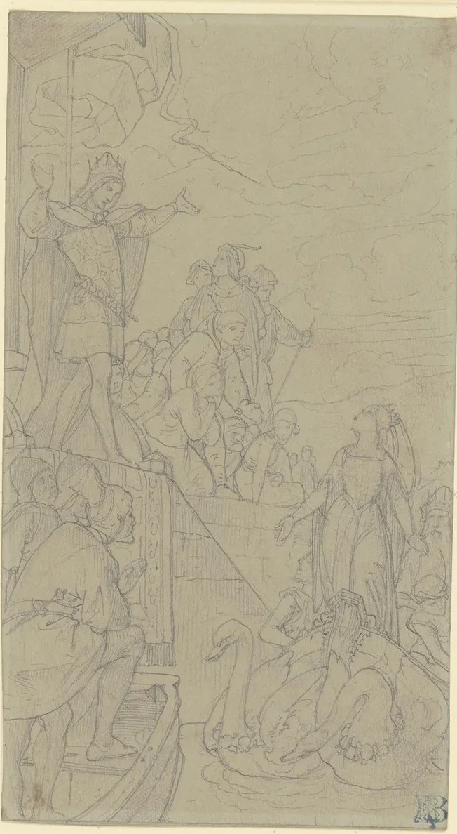 Ameleya's Arrival in Mainz, Ca. 1854