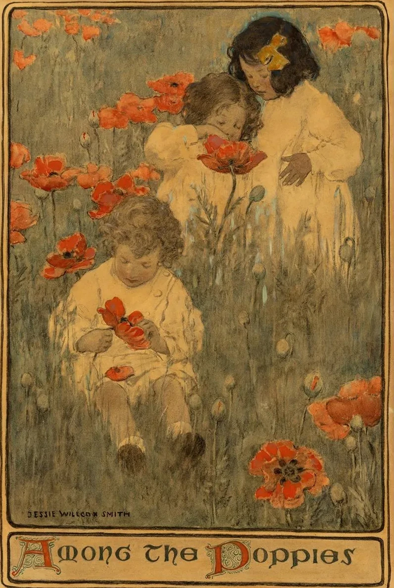 Among the Poppies, The Child in a Garden