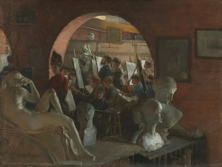 An Alcove in the Art Students League