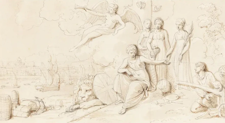 An Allegory of Britain's Mercantile Power