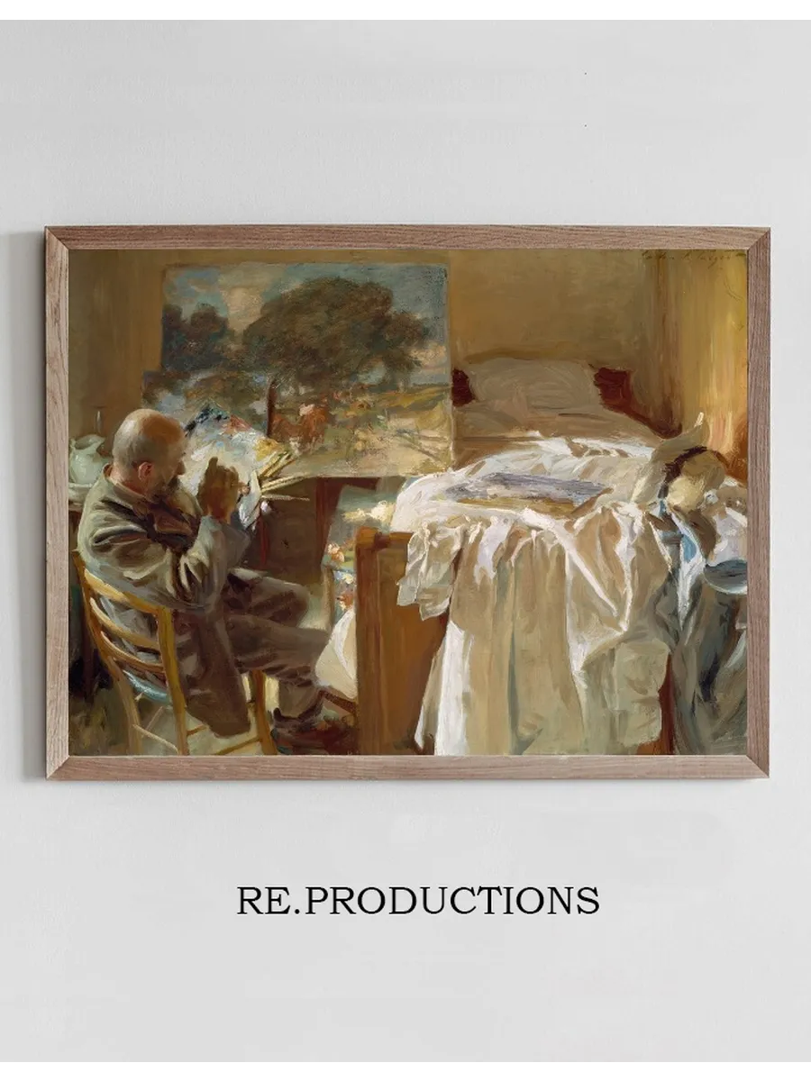 An Artist In His Studio