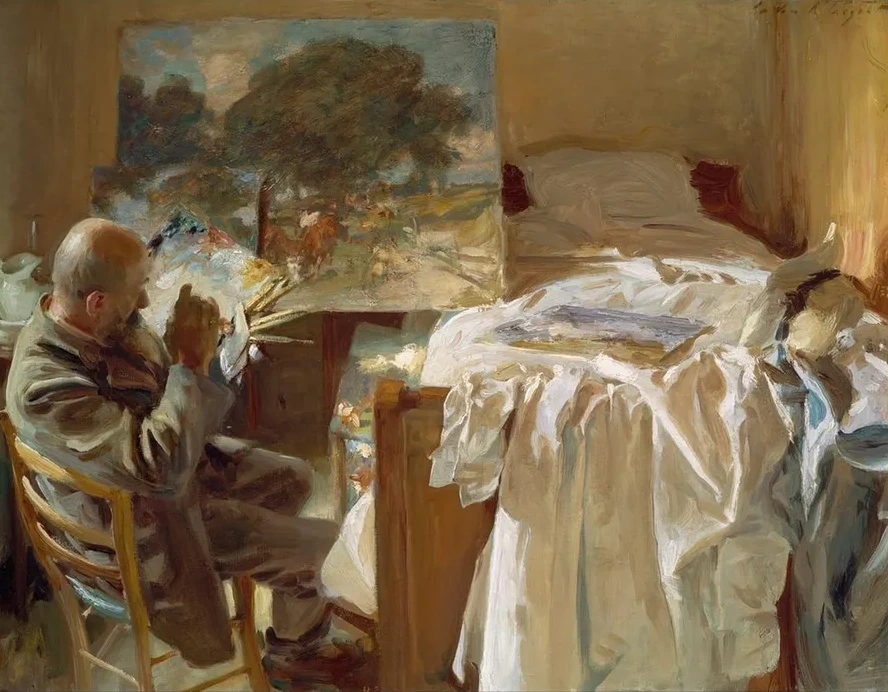 An Artist In His Studio