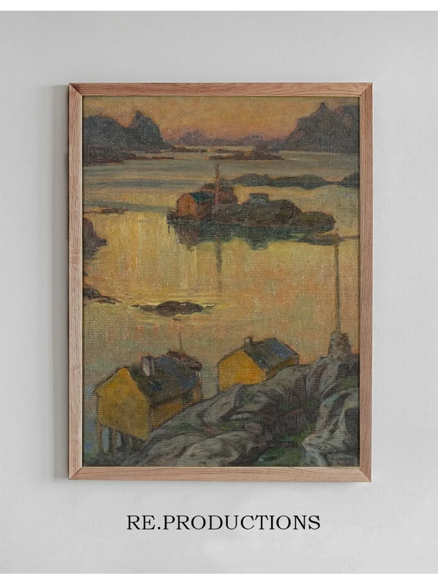 An August Night. Study from North Norway