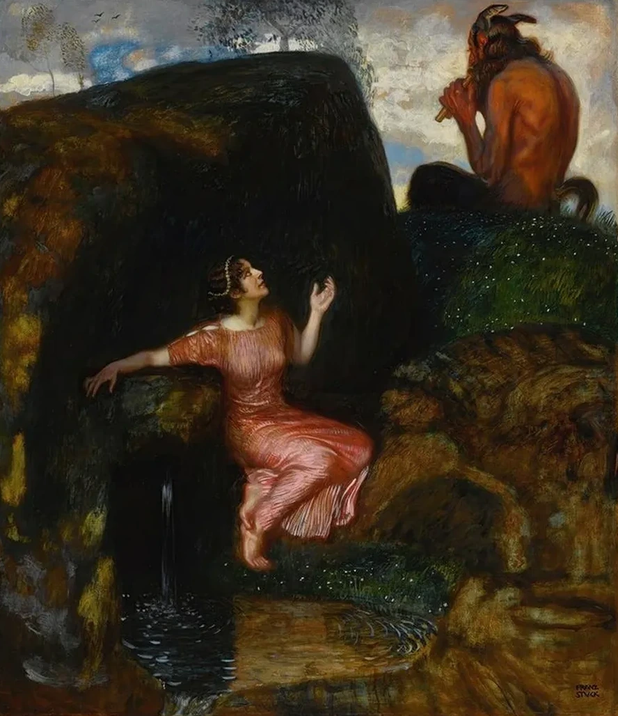 An Der Quelle (Lauschende Nymphe)