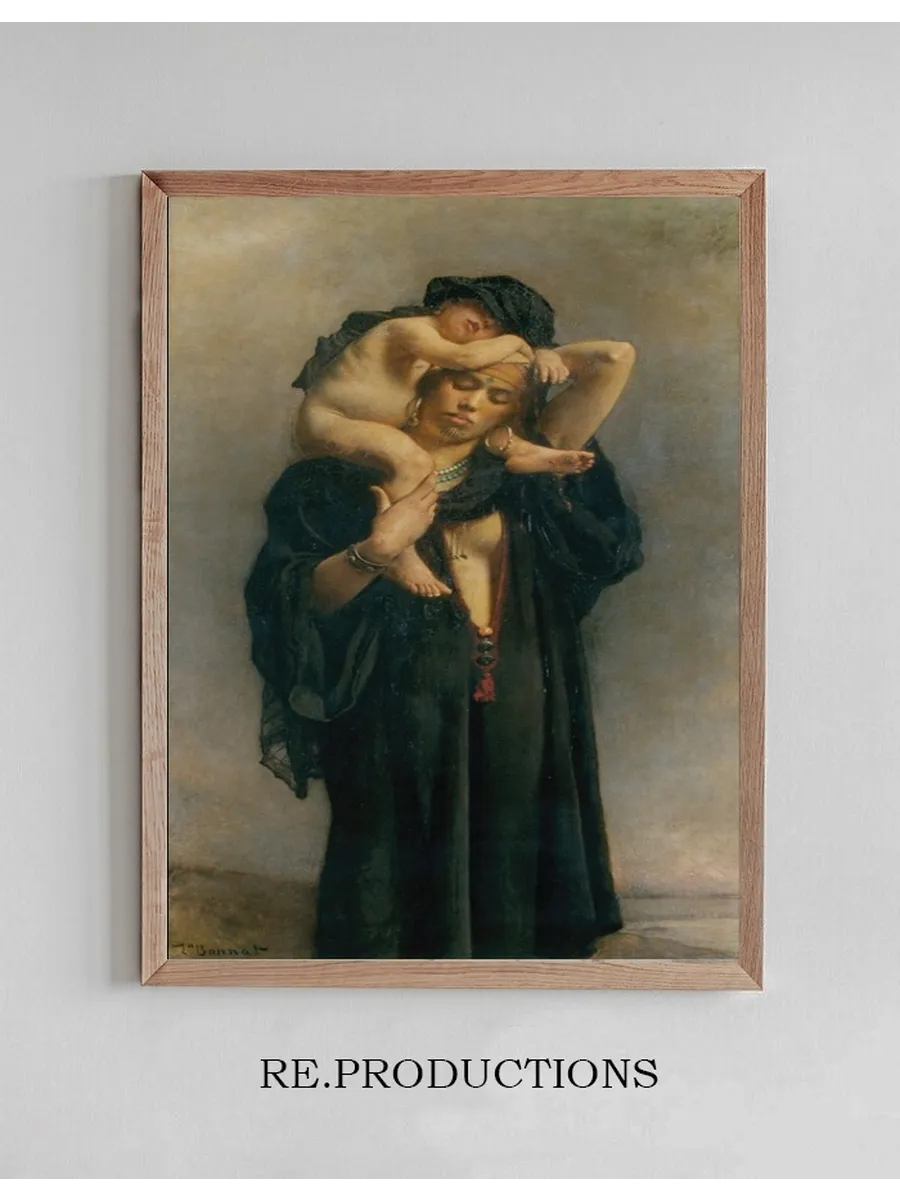 An Egyptian Peasant Woman and Her Child