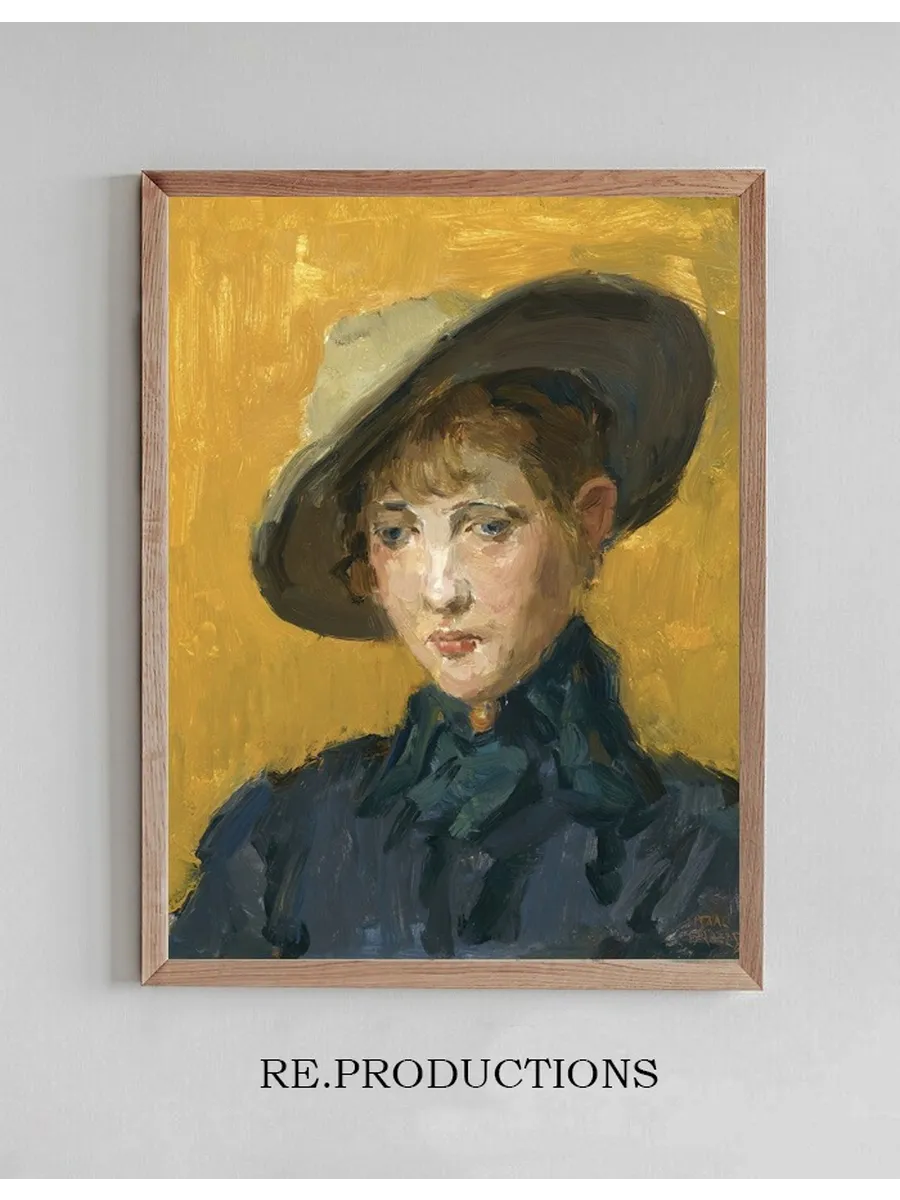 An Elegant Girl In A Hat