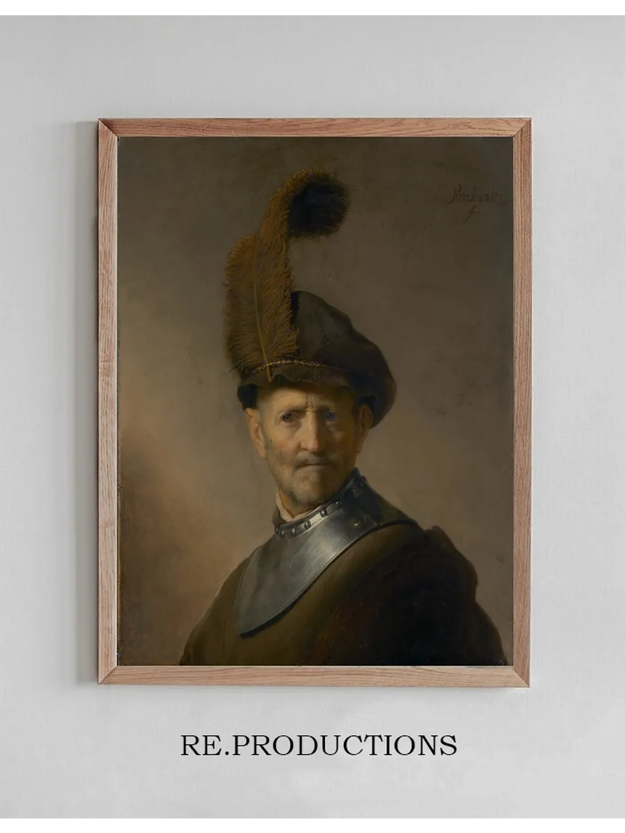 An Old Man in Military Costume