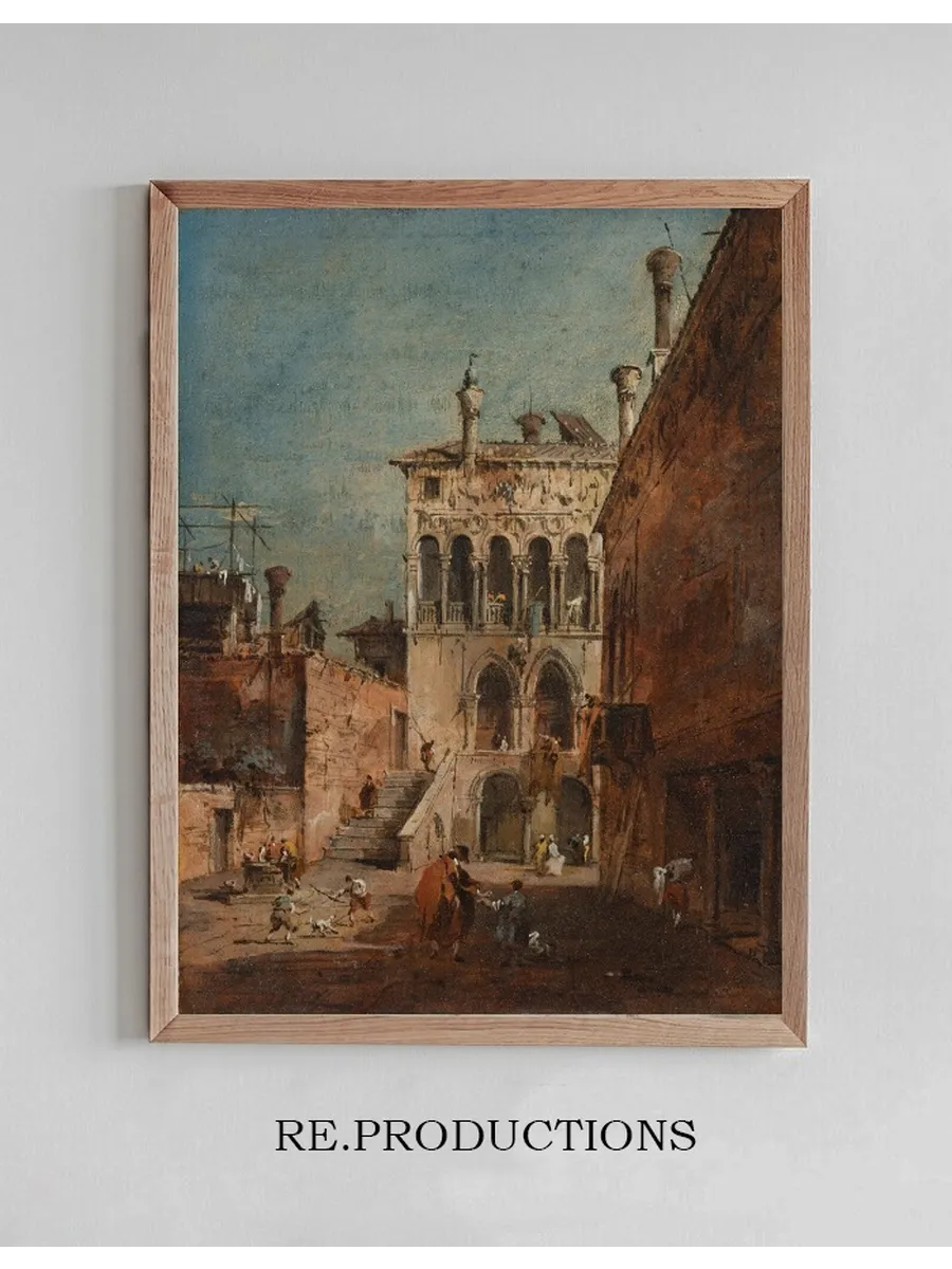 An Architectural Capriccio with a Campiello