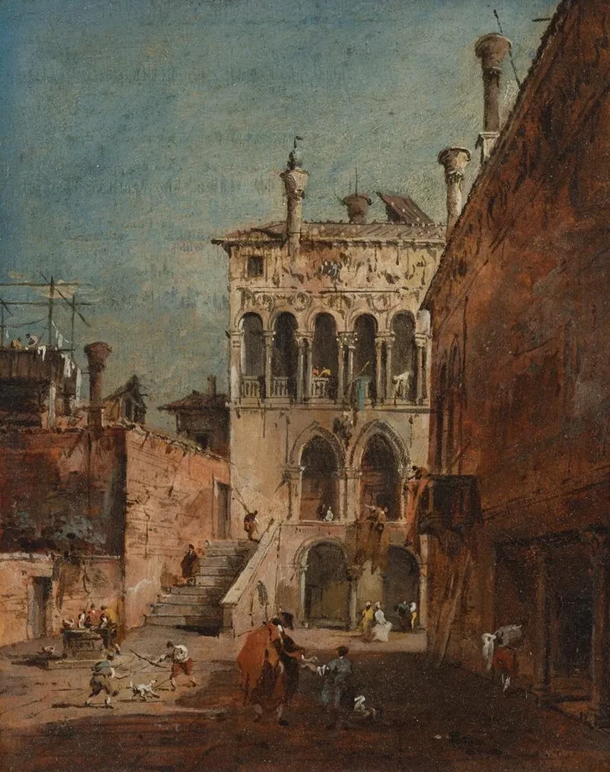 An Architectural Capriccio with a Campiello