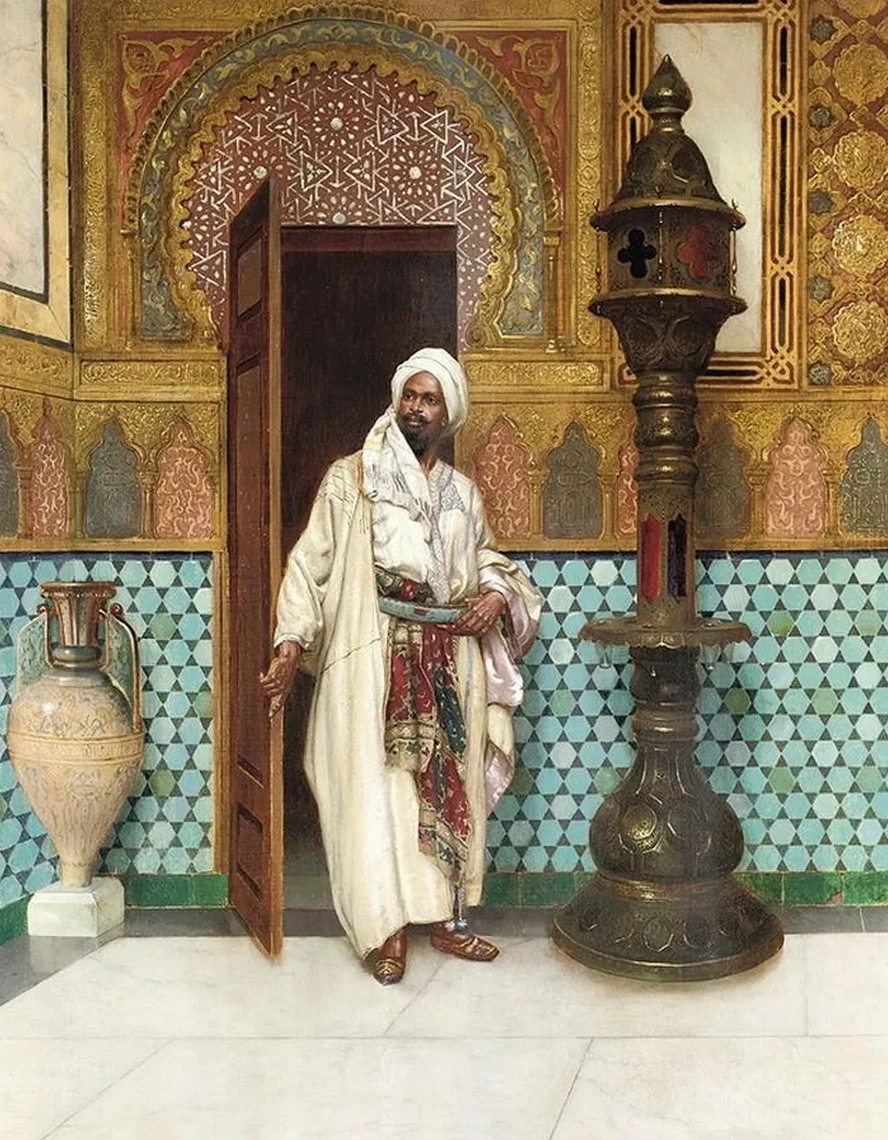 An Elegant Chieftain in His Palace