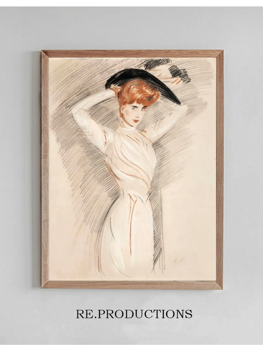 An Elegant Lady Wearing a Hat