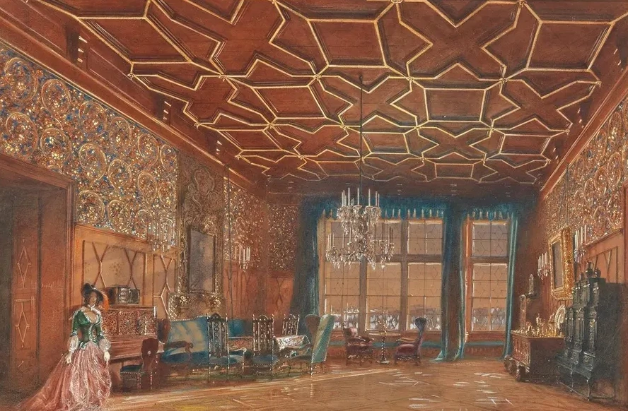 An Interior in Ro Mberk Castle