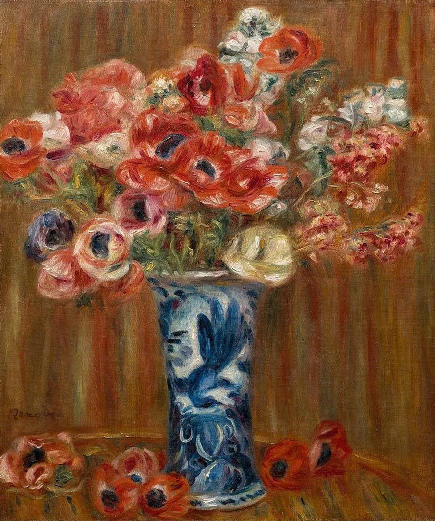 An Mones Au Vase de Delft