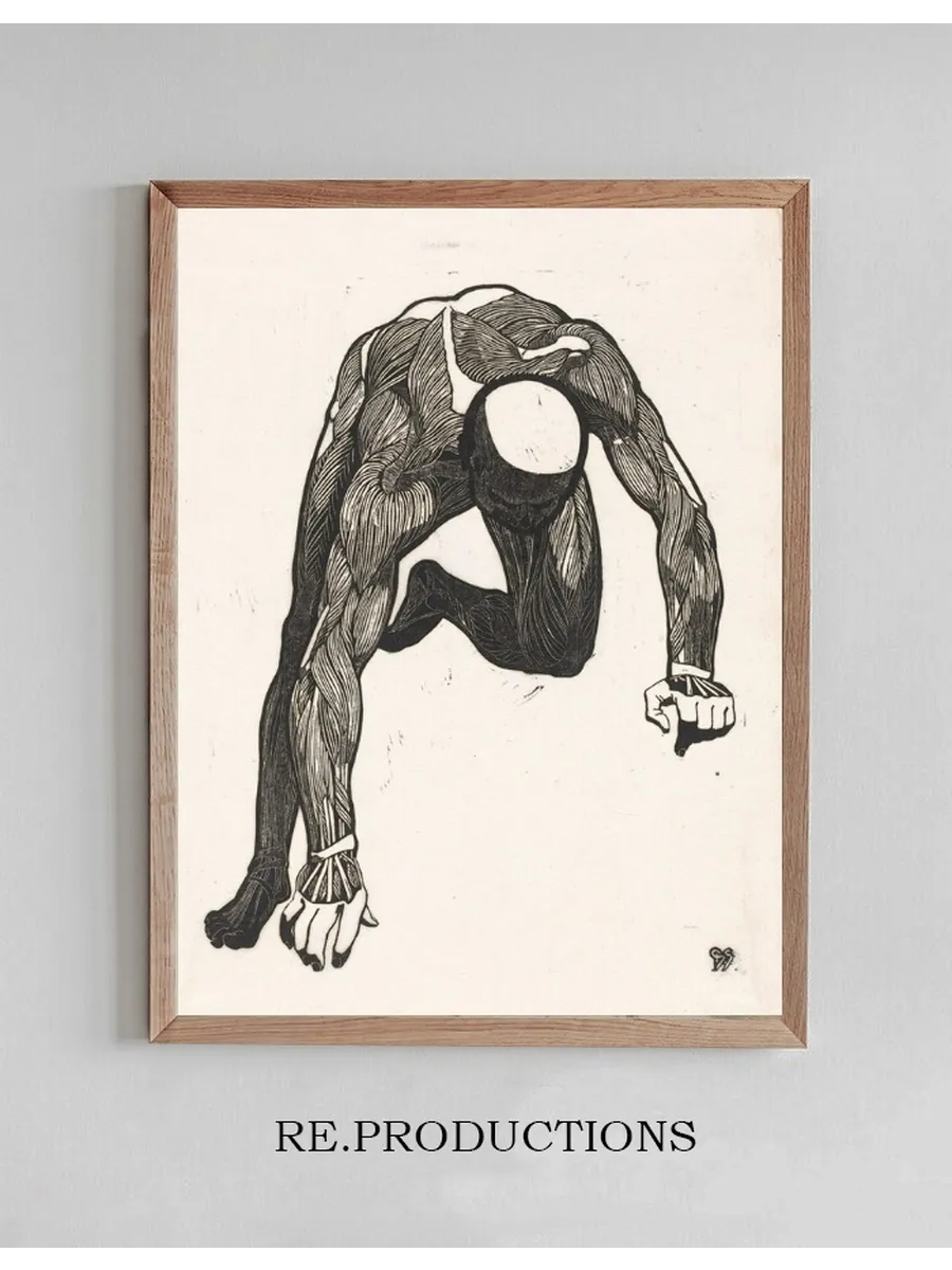 Anatomische Studie van de Hals -, Arm - En Beenspieren van Een Man