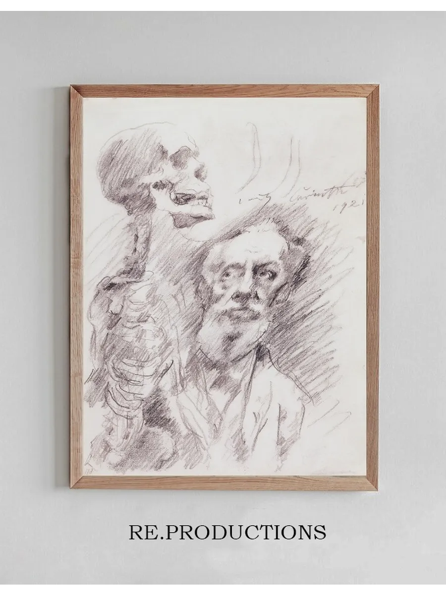 Anatomist with Skelleton