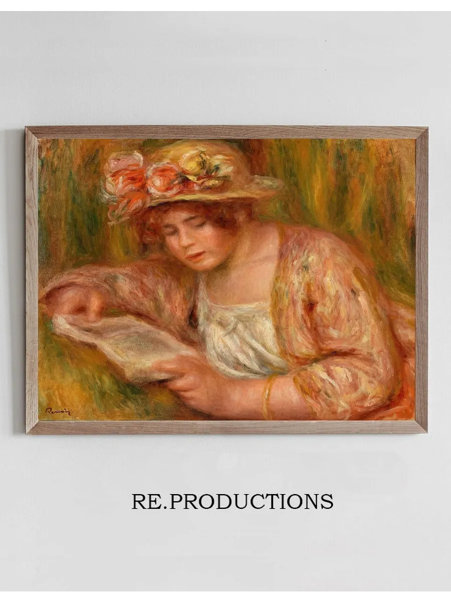 Andr E in a Hat, Reading (andr E En Chapeau, Lisant)