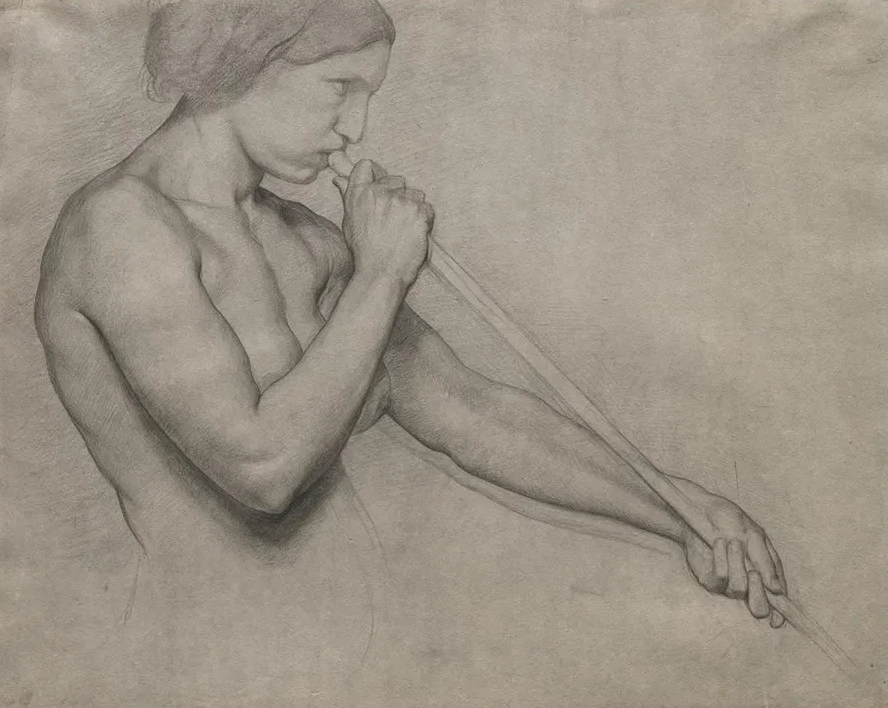 Angel Blowing a Trumpet