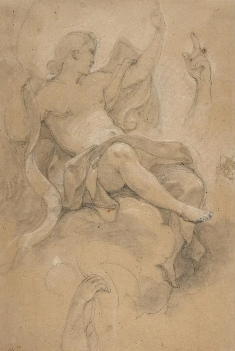 Angel Holding a Banderole