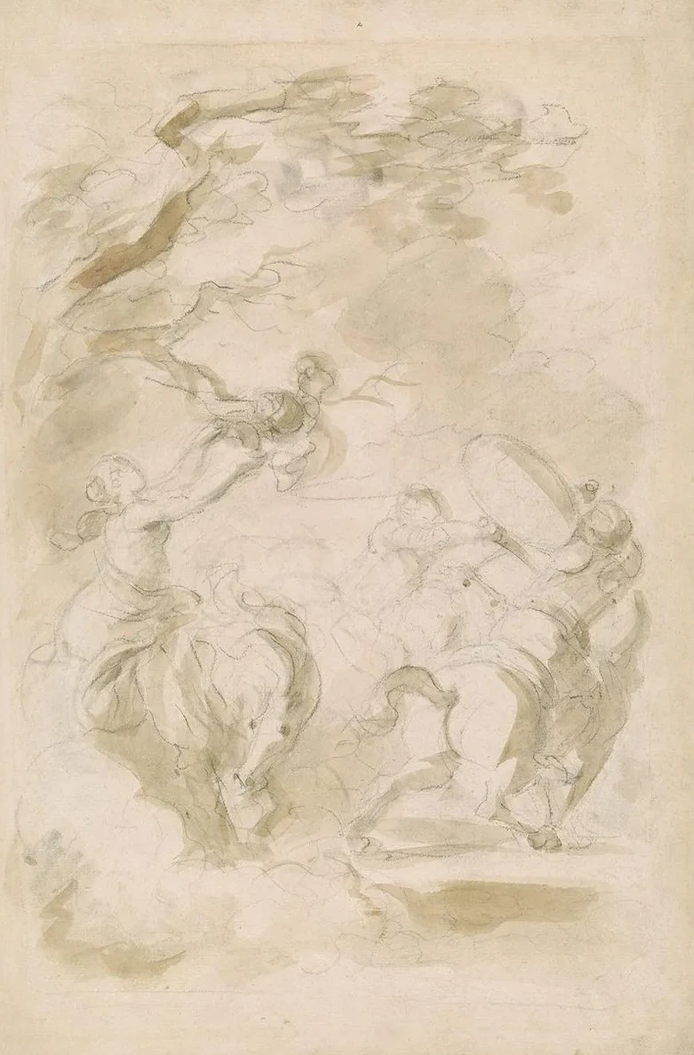 Angelica Removes Orlando's Helmet During the Duel