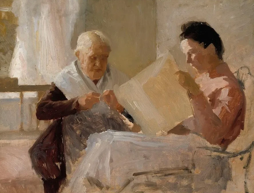 Annie Edelfelt With Fredrika Snygg