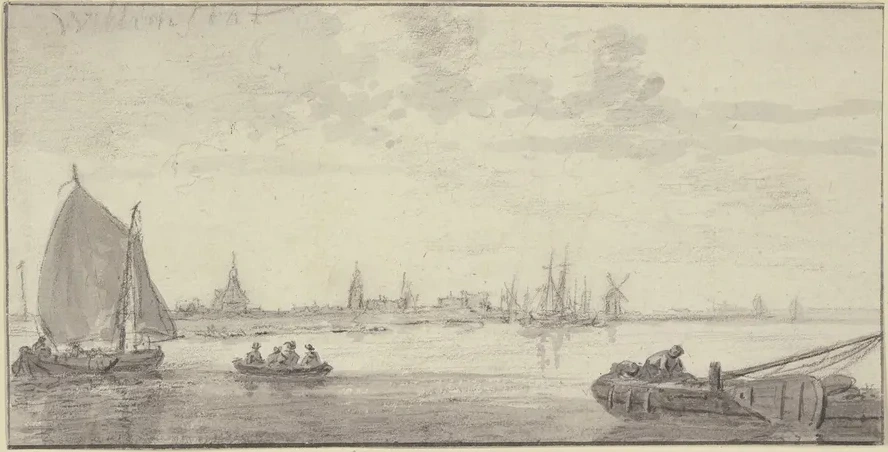 Ansicht von Willemstad, Gemeinde Moerdijk