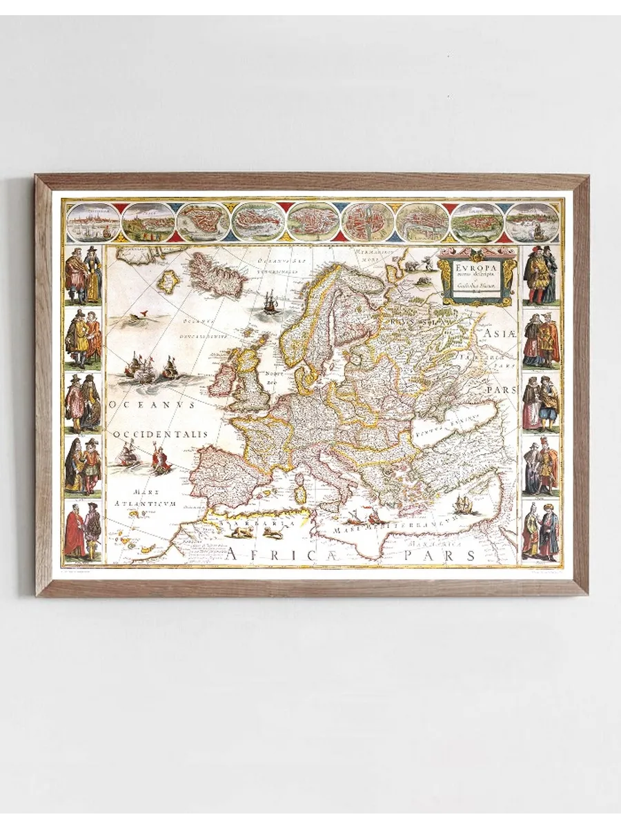 Antique Map of Europe