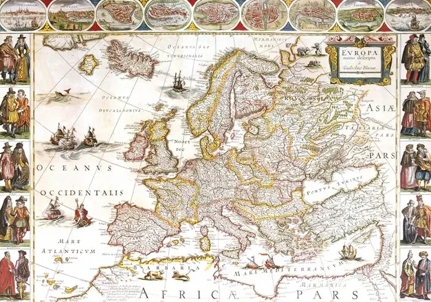 Antique Map of Europe