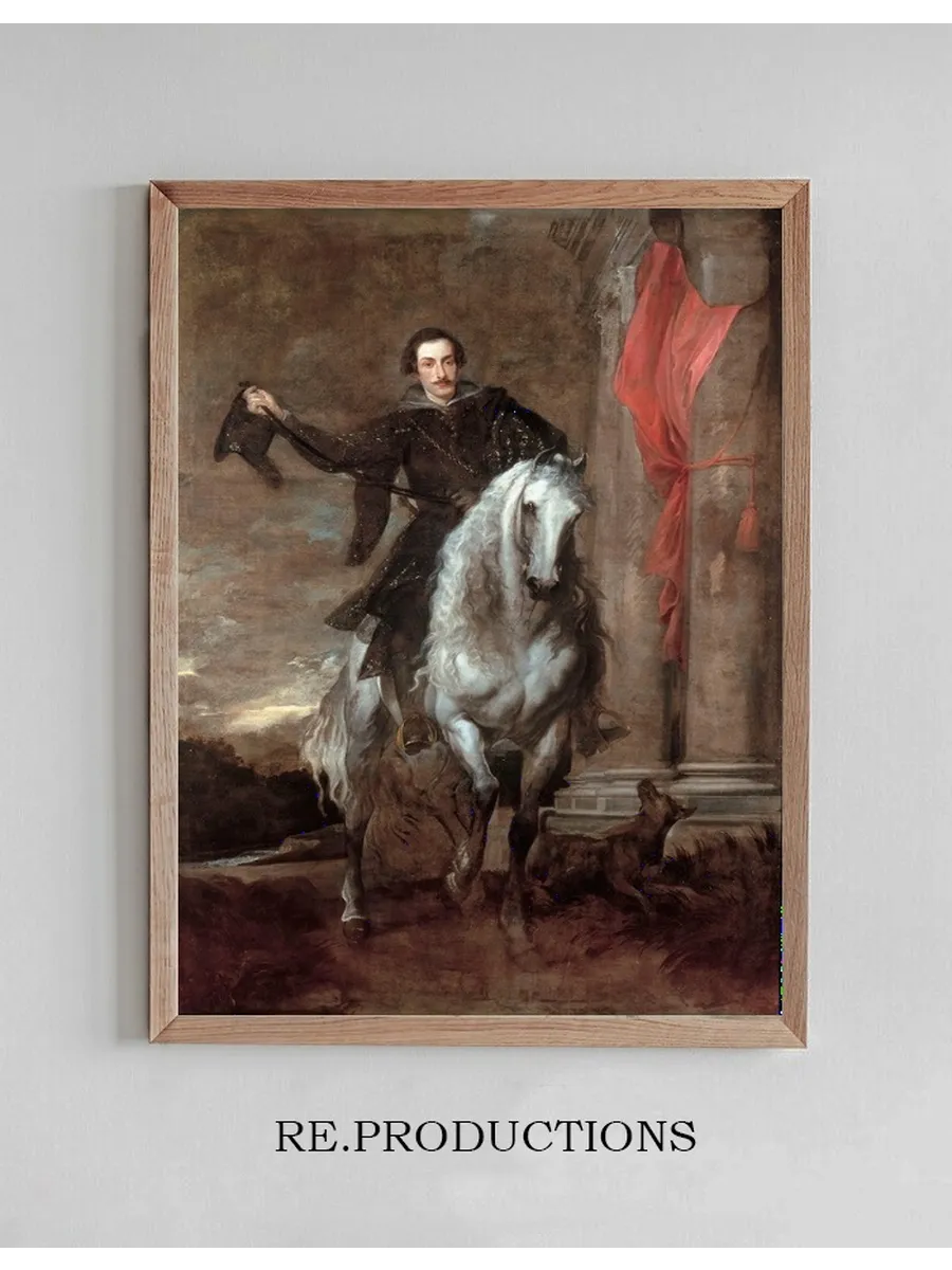 Anton Giulio Brignole - Sale On Horseback