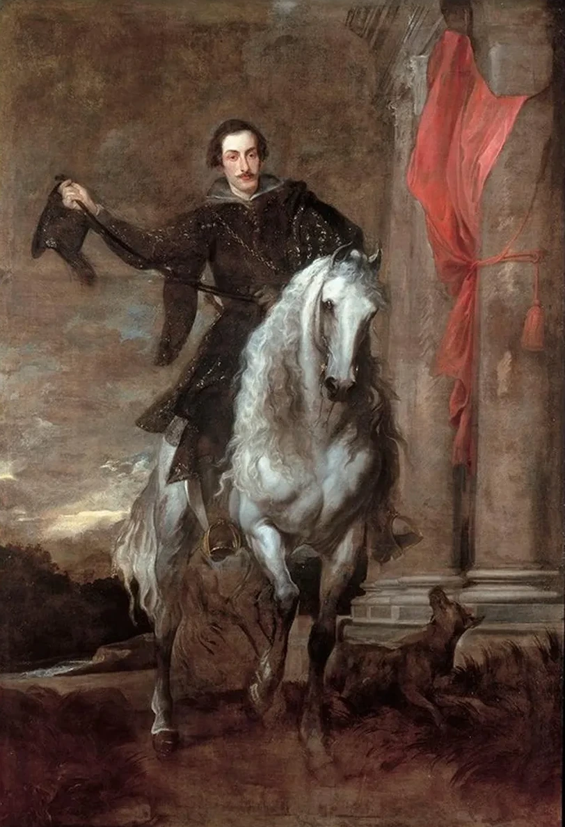 Anton Giulio Brignole - Sale On Horseback