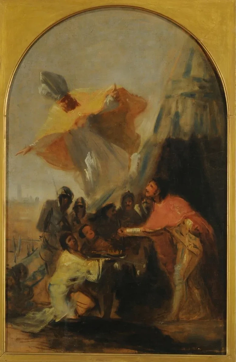 Aparici N de San Isidoro Al Rey Fernando El Santo Ante Los Muros de Sevilla