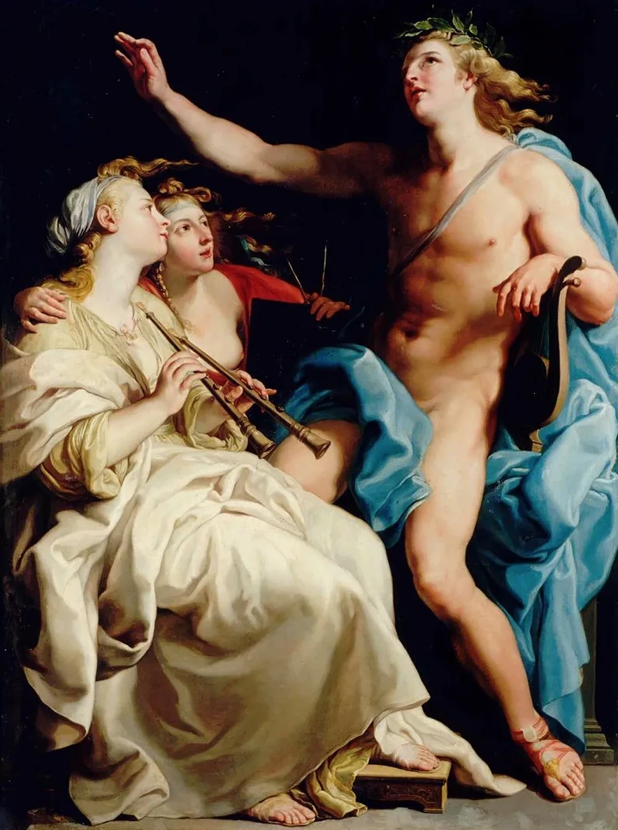 Apollo And Two Muses