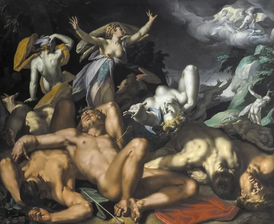 Apollo and Diana Punishing Niobe by Killing Her Children