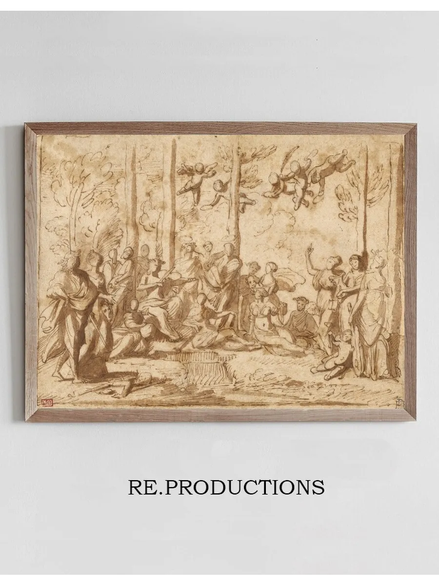 Apollo and the Muses on Mount Parnassus