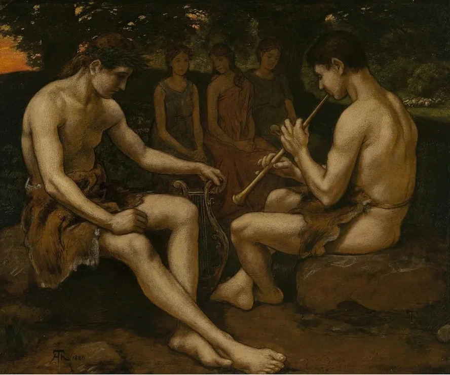 Apollon and Marsyas