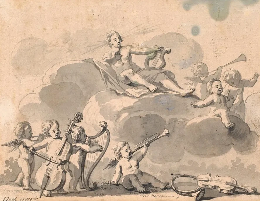 Apollon Og Musicerende Genier