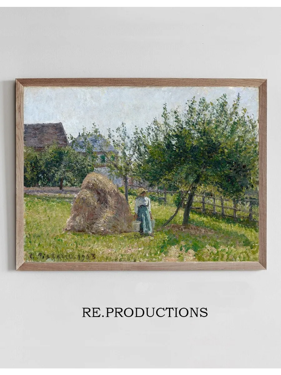 Apple Trees in Eragny, Sunny Morning